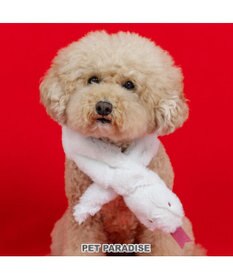 PET PARADISE ペットパラダイス 干支 巳 マフラー 《 ホワイト》 小型犬 ４Ｓ～３Ｓ・ＤＳＳ