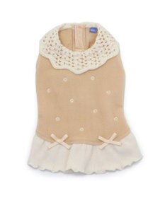 PET PARADISE ペットパラダイス ワンダフルストレッチ フリース 《お花刺繍》 小型犬