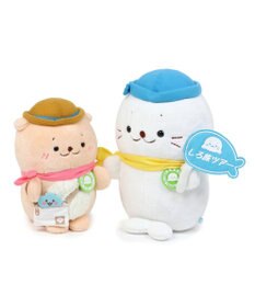 Mother garden しろたん らっこいぬ お座り 旅行者 ぬいぐるみ 23cm