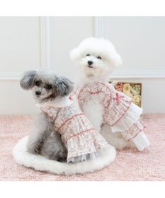 PET PARADISE ペットパラダイス 小花 ふりふり ワンピース 小型犬