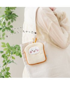 Mother garden しろたん ぺたんこポーチ 《食パンたん》