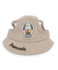 PET PARADISE スヌーピー リネン帽子  《アイス柄》 4S~3S / SS~S 小型犬
