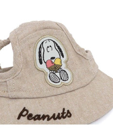 PET PARADISE スヌーピー リネン帽子  《アイス柄》 4S~3S / SS~S 小型犬