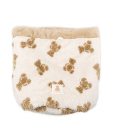 PET PARADISE ペットパラダイス くまちゃん織り 遠赤外線  筒型 寝袋   S