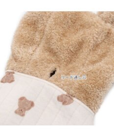 PET PARADISE ペットパラダイス くまちゃん ふわりとキルト ポンチョ 小型犬