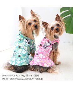 PET PARADISE スヌーピー 背中開き アロハワンピース 中型犬