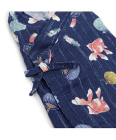 PET PARADISE ペットパラダイス 接触冷感 背中開き 甚平 《縁日柄》　中型犬