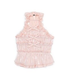 PET PARADISE cherircouture シャーリング キャミソール 《ピンク》 小型犬