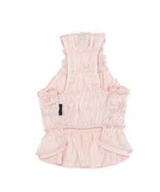 PET PARADISE cherircouture シャーリング キャミソール 《ピンク》 小型犬