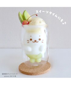 Mother garden しろたん ダブルウォールグラス 《 しろたん 》 単品