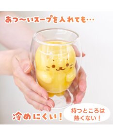 Mother garden しろたん ダブルウォールグラス 《 しろたん 》 単品