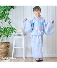 Mother garden マザーガーデン 2024 キッズ2WAY セパレート  浴衣 《野いちご 水彩柄》 110/120/130/140