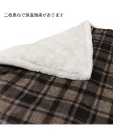 PET PARADISE ペットパラダイス 遠赤外線 ボアマット 《 チェック柄 》 (80×60cm)