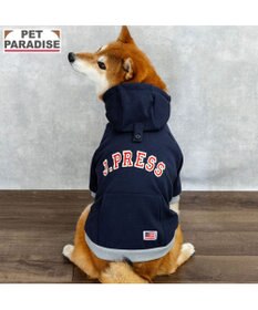 PET PARADISE J.PRESS ロゴ 裏起毛 パーカー 中型犬