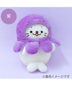 Mother garden しろたん ついてきちゃうしろたん マスコット用 着せ替え服 タコ頭巾 《紫》 単品