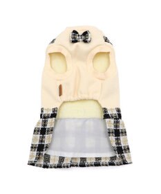 PET PARADISE スヌーピー 黒ツイード スカートつなぎ  小型犬