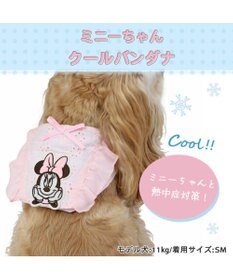 PET PARADISE ディズニー ミニーマウス フリル クールネック バンダナ  保冷剤付き SM【中型犬】