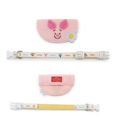 PET PARADISE ディズニー くまのプーさん 《ピグレット にこにこ》 首輪 3S  小型犬