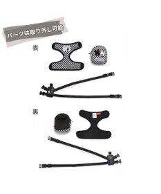 PET PARADISE リサとガスパール  リュック付きハーネス 《ギンガムチェック》 Ｓ