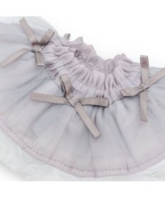 PET PARADISE cherircouture ビッグリボン スタイ 《グレー》 小型犬