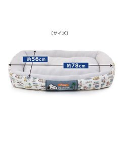 PET PARADISE スヌーピーサーフ柄 クール カドラーベッド(78×56cm)