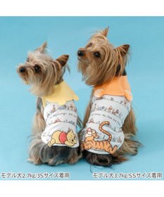 PET PARADISE ディズニー くまのプーさん  のんびり タンクトップ 小型犬