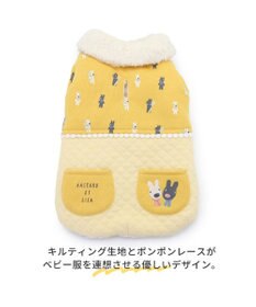 PET PARADISE 犬 服 秋冬 リサとガスパール 綿入り ベスト 【小型犬】 切替ポケット