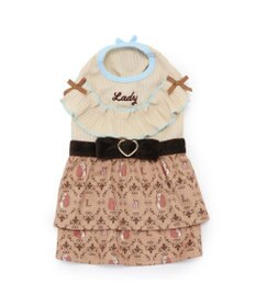 PET PARADISE ディズニー わんわん物語 レディ ワンピース 《モノグラム柄》 小型犬