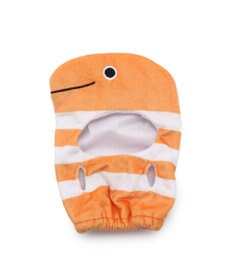 Mother garden しろたん ついてきちゃうしろたん マスコット 着せ替え服 《サメポンチョ /恐竜ポンチョ /タコ頭巾 /甲羅リュック /にしきあなご /かわうそポンチョ 》単品