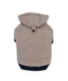 PET PARADISE J.PRESS エンボス パーカー 《グレー》 中型犬