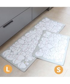 Mother garden しろたん 拭ける キッチンマット Ｓ 45cm×60cm