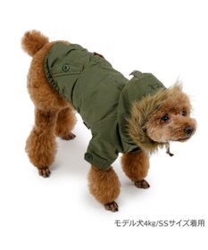 PET PARADISE ペットパラダイス 遠赤外線 モッズコート 小型犬