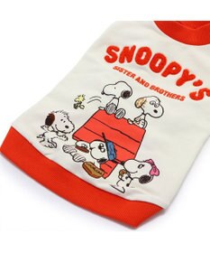 PET PARADISE スヌーピー 兄弟集合柄 トレーナー 白【中型犬】  【大型犬】