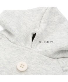 PET PARADISE ペットパラダイス フリルフーディー 《グレー》 小型犬