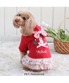 PET PARADISE 犬の服 犬 ディズニー ミニーマウス パーカー 【小型犬】 チューリップ