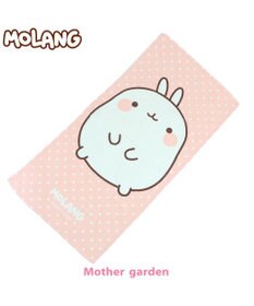 Mother garden マザーガーデン MOLANG モラン バスタオル 《フェイス柄》  120cm×60cm