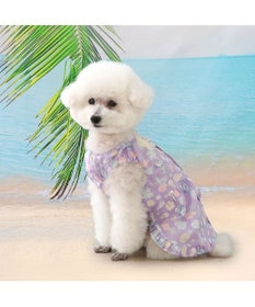 PET PARADISE スヌーピー 接触冷感 背中開き リゾートワンピース 小型犬