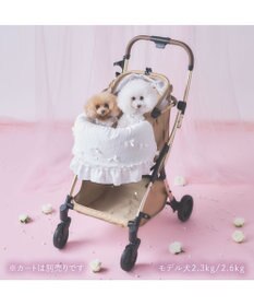 PET PARADISE cherircouture レースフリル カート用 クッション