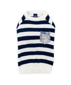 PET PARADISE J.PRESS ボーダー綿ニット 小型犬