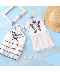 PET PARADISE ペットパラダイス エコメイド 天竺 刺繍キャミソール 小型犬