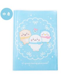 Mother garden しろたん A4見開きクリアファイル 2枚セット 《水色/ 白色》