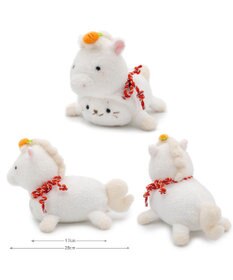 Mother garden しろたん  午年 マスコット 《白》 単品