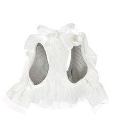 PET PARADISE cherircouture フリフリハーネス 《ホワイト》 小型犬 Ｓ