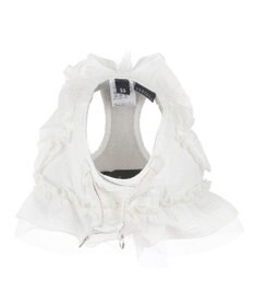 PET PARADISE cherircouture フリフリハーネス 《ホワイト》 小型犬 Ｓ