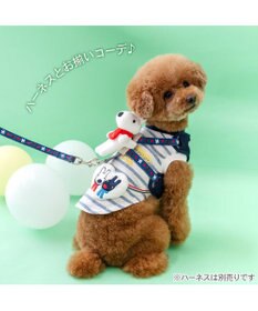 PET PARADISE リサとガスパール ボーダーハートTシャツ 小型犬