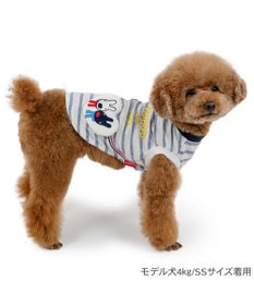 PET PARADISE リサとガスパール ボーダーハートTシャツ 小型犬