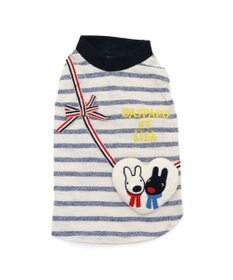 PET PARADISE リサとガスパール ボーダーハートＴシャツ 小型犬