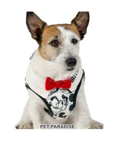 PET PARADISE ディズニー ミッキーマウス＆プルート ベストハーネス 《モノクロ》 4S / 3S