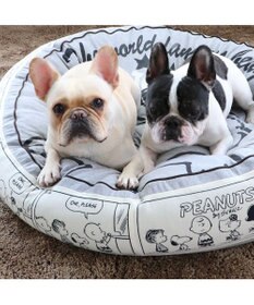 PET PARADISE スヌーピー クッション （90cm） 《ハッピーダンス柄》