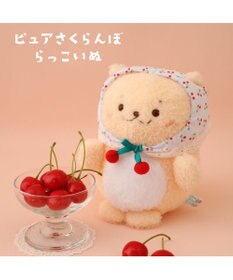 上品スタイル らっこいぬ マスコット garden Mother / 《ピュアさくらんぼ》 手提げ・レッスンバッグ・入園グッズ